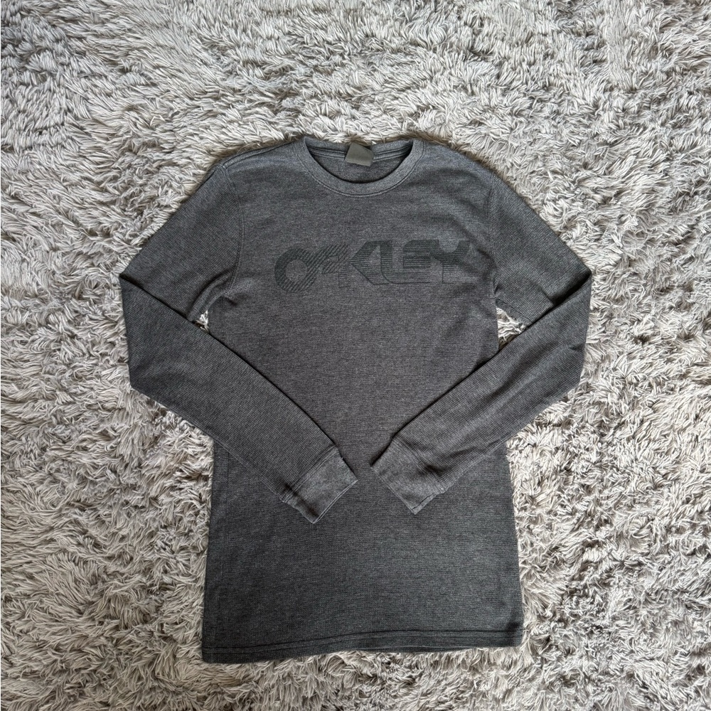 Oakley Charcoal Long Sleeve Tee